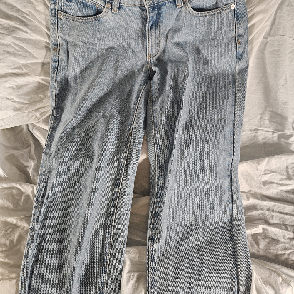 Women's ABrand Light Blue Straight Leg Jeans
